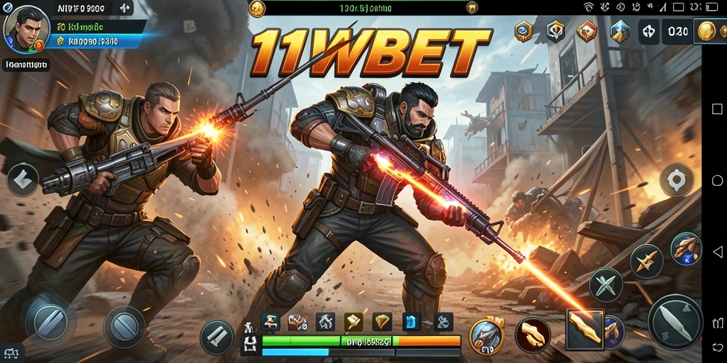 Tampilan gameplay action seru di 11WBET.