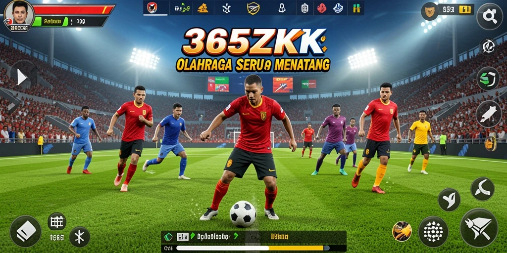 Tampilan aksi mendebarkan di lapangan dalam 365ZK.