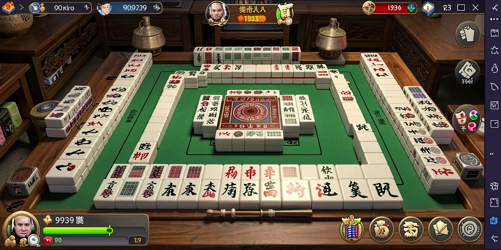 Tampilan menarik dari gameplay Mahjong di 9939.