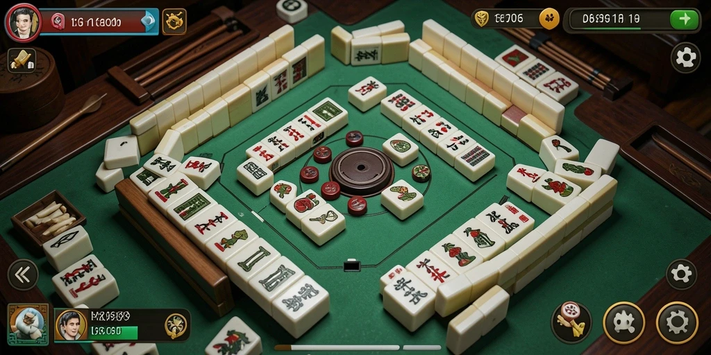 Gameplay Mahjong yang penuh warna dan menarik dari D06.