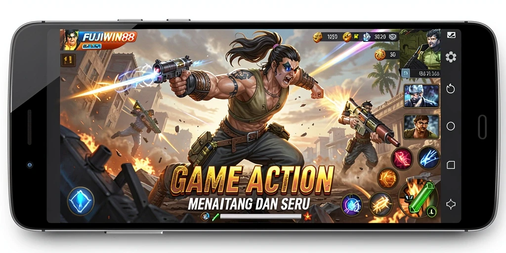 Screenshot gameplay FUJIWIN88 menampilkan aksi seru dan grafis menarik.