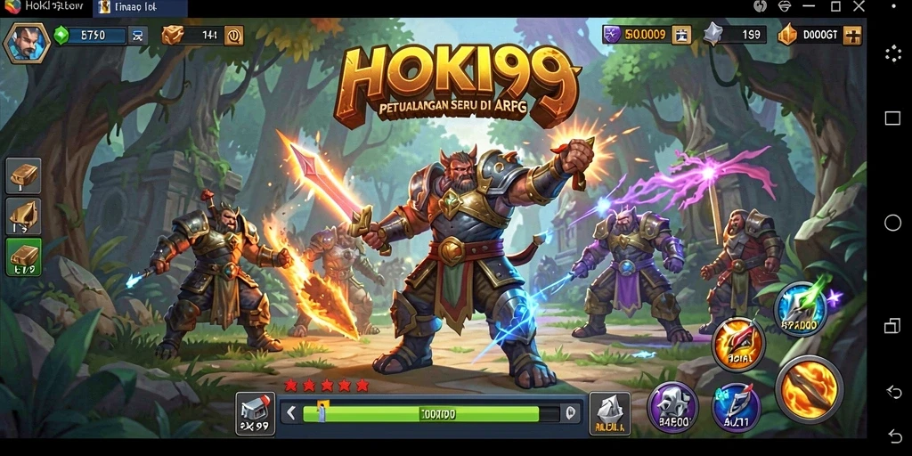 Gameplay mendebarkan dengan grafis luar biasa di HOKI99.