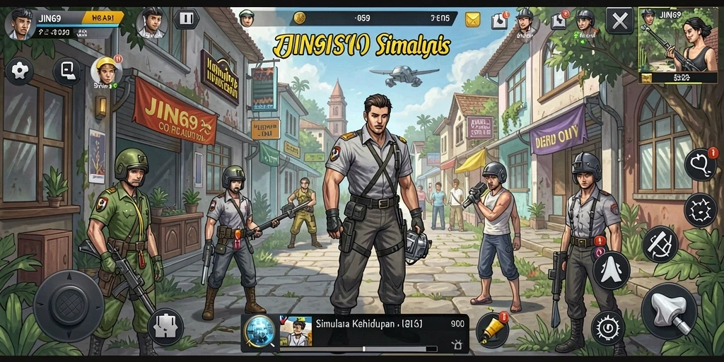 Tampilan gameplay JIN69 yang menggugah selera dengan interaksi dinamis.