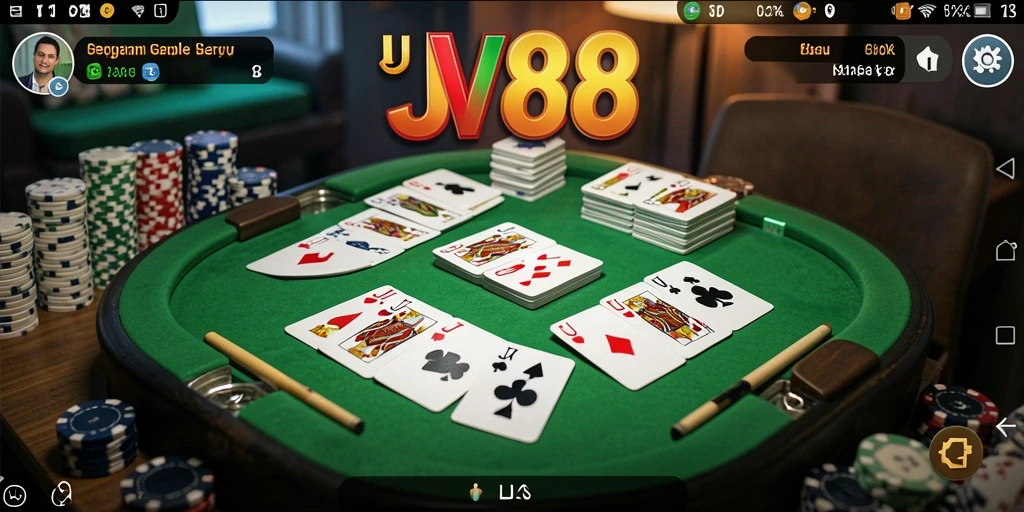 Tampilan screenshot gameplay Gaple yang menarik dan mengasyikkan.