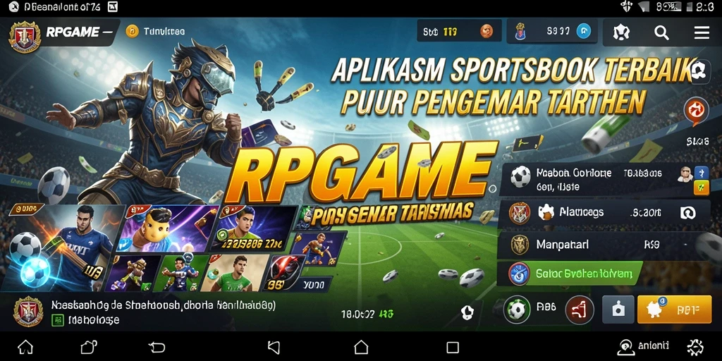 Tampilan menarik dari RPGAME saat memasang taruhan olahraga.