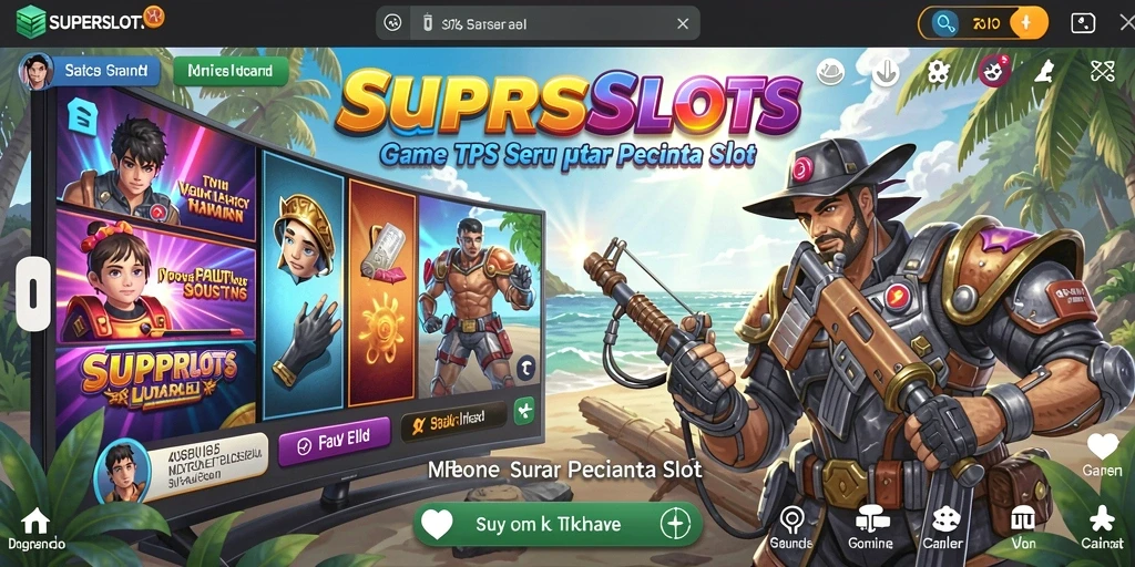 Gambaran gameplay seru dalam SUPERSLOTS dengan grafis menawan.