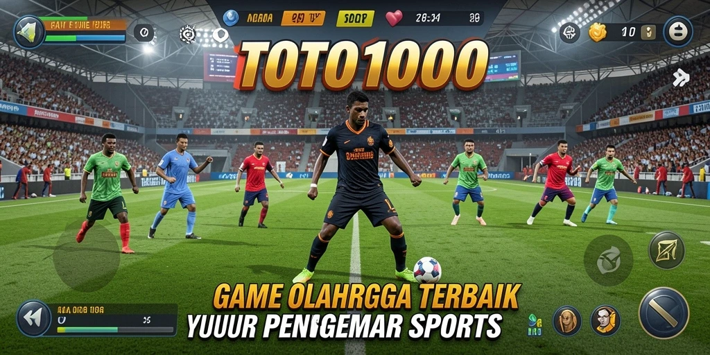 Tampilan seru gameplay TOTO1000 dalam olahraga.